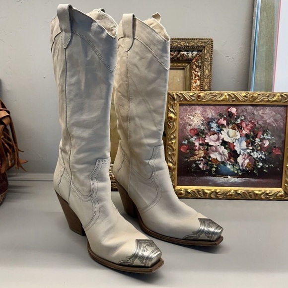 Free People Vero Cuoio Brayden Western Bootie Size Eu 38. - Picture 7 of 8